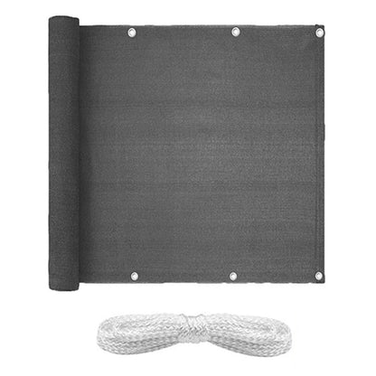 Mesh Balcony Privacy Screen Cover with Rope 90x500cm by HitMyNeed