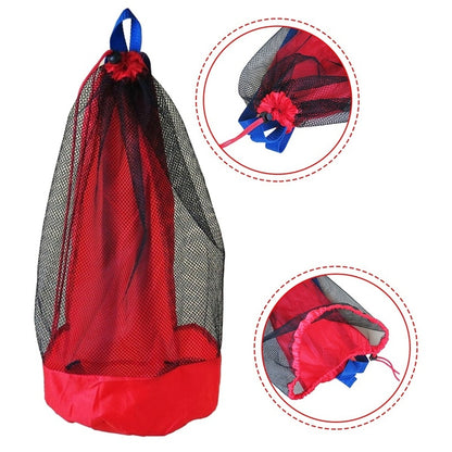 Mesh Beach Toy Bag with Quick-Dry Storage by HitMyNeed