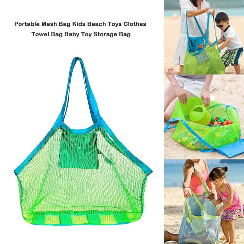 Mesh Beach Toy Storage Bag for Kids by HitMyNeed