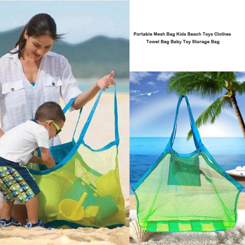 Mesh Beach Toy Storage Bag for Kids by HitMyNeed