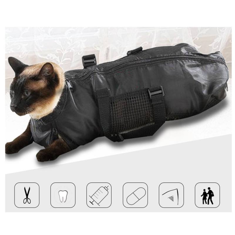 Mesh Cat Nail Clipping Bag with Carry Handles by HitMyNeed