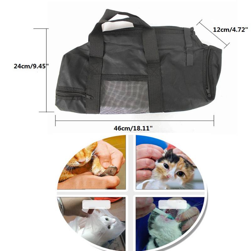 Mesh Cat Nail Clipping Bag with Carry Handles by HitMyNeed