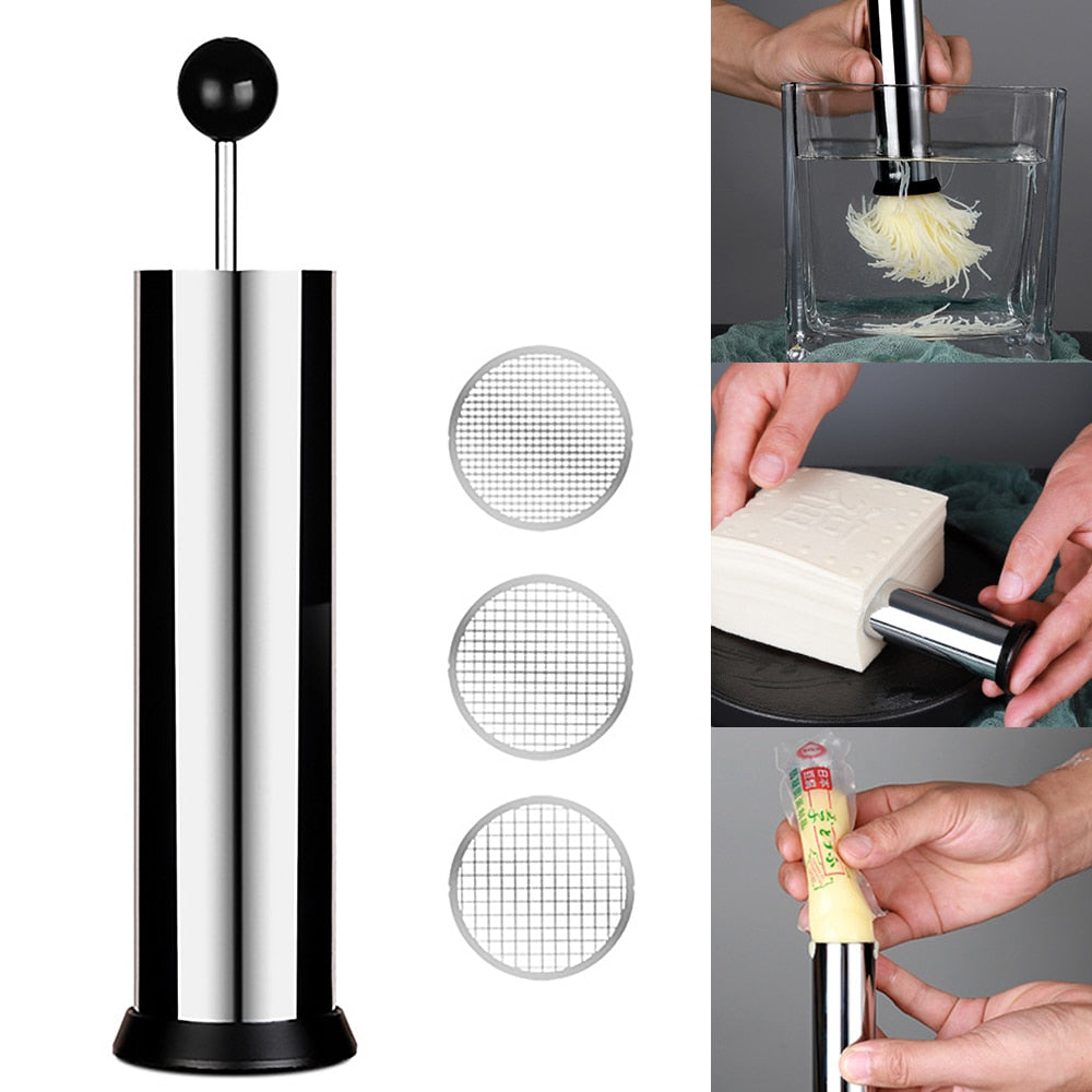 Mesh Design Tofu Cutter and Shredder by HitMyNeed