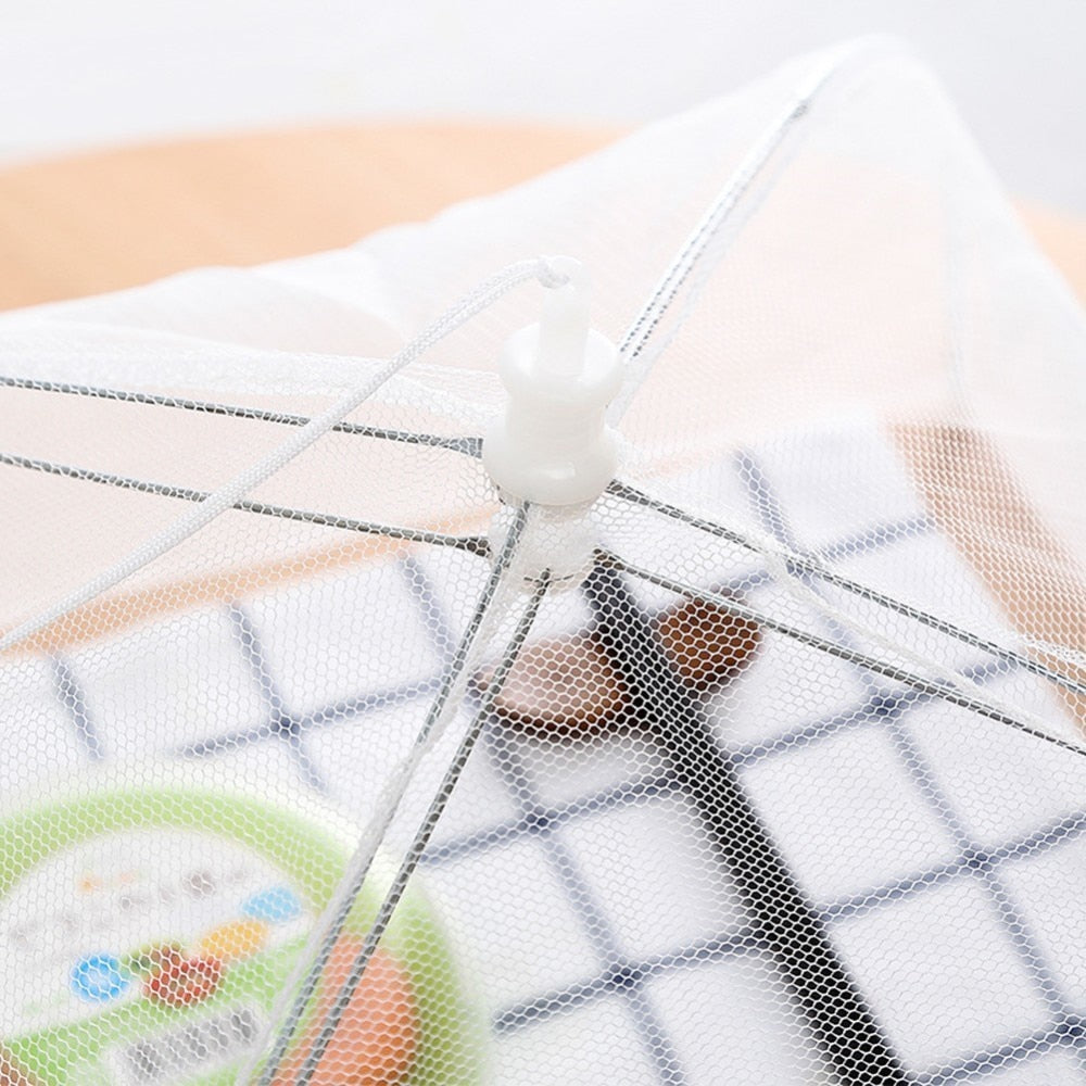 Mesh Food Cover Set, 4 Pack Foldable 16" Domes by HitMyNeed