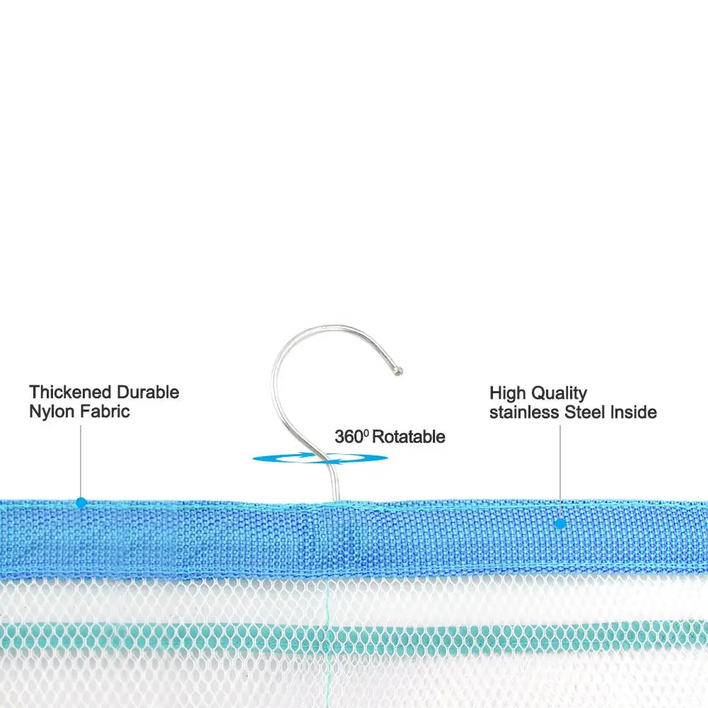 Mesh Hanging Shower Organizer with 6 Pockets by HitMyNeed