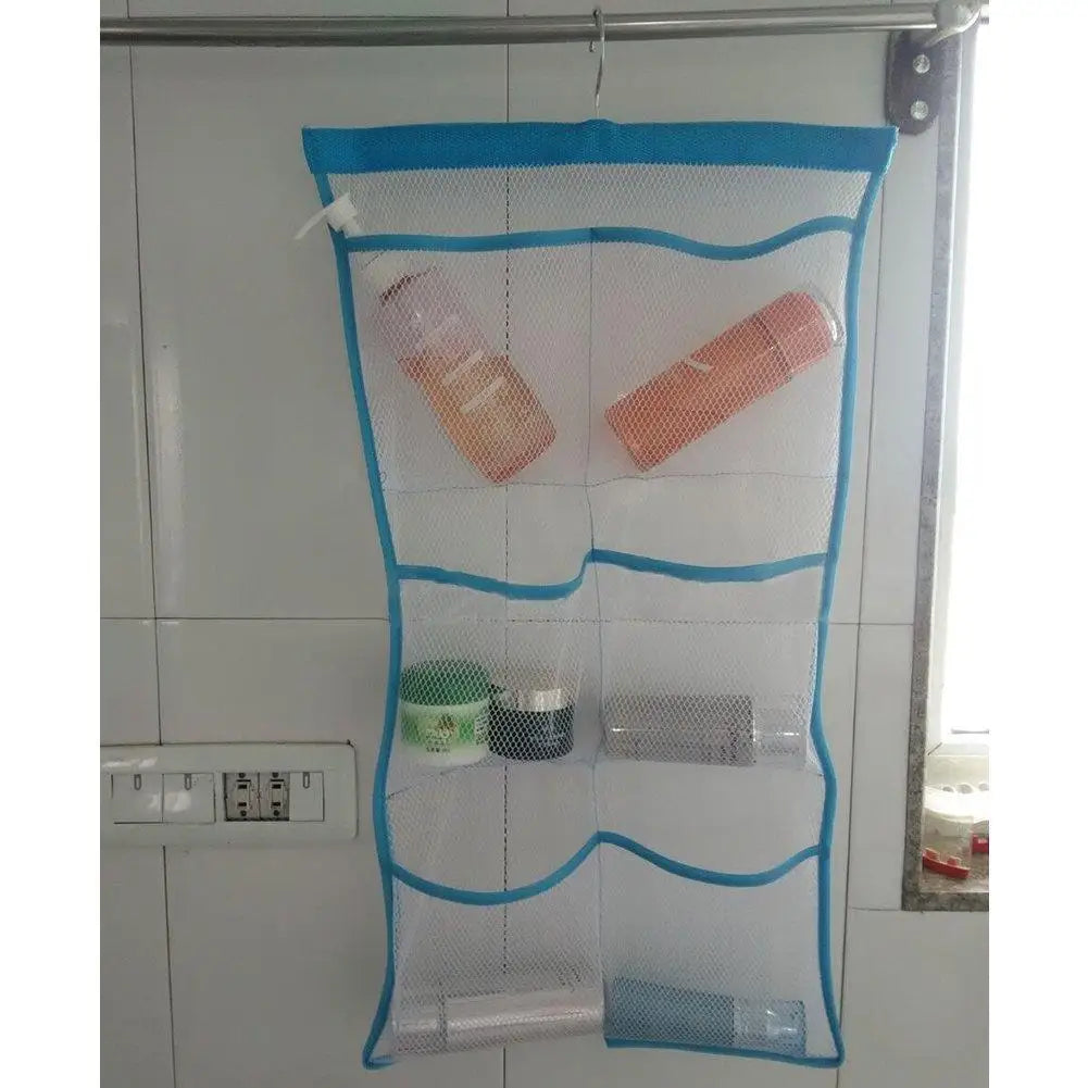 Mesh Hanging Shower Organizer with 6 Pockets by HitMyNeed