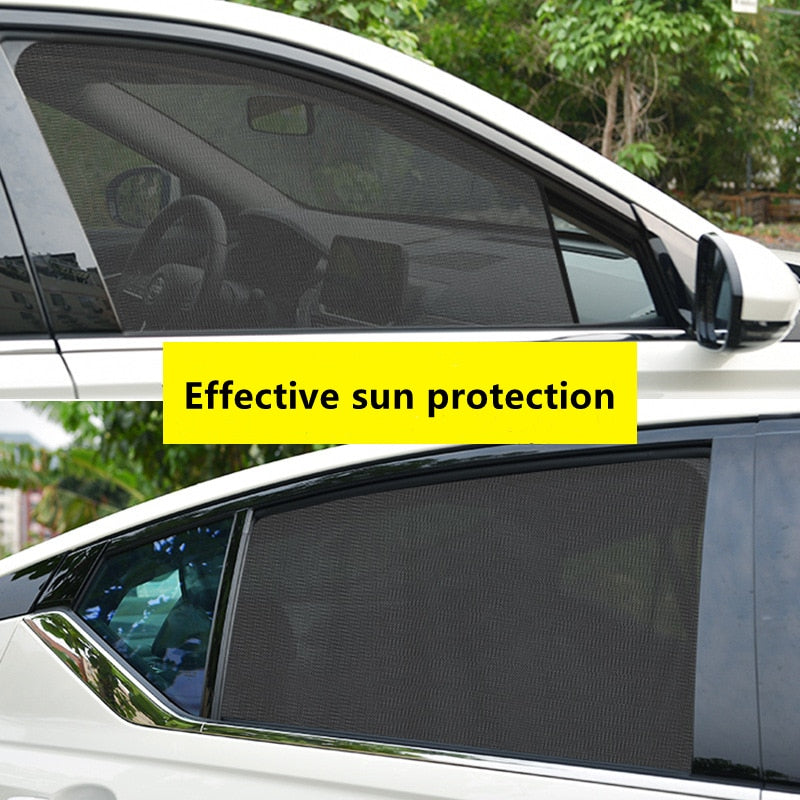 Mesh Magnetic Car Window Shade by HitMyNeed