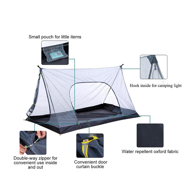 Mesh Tent Outdoor Insect Net for 1-2 Persons by HitMyNeed