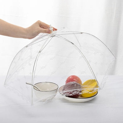 Mesh Umbrella Food Covers for Outdoor Dining by HitMyNeed