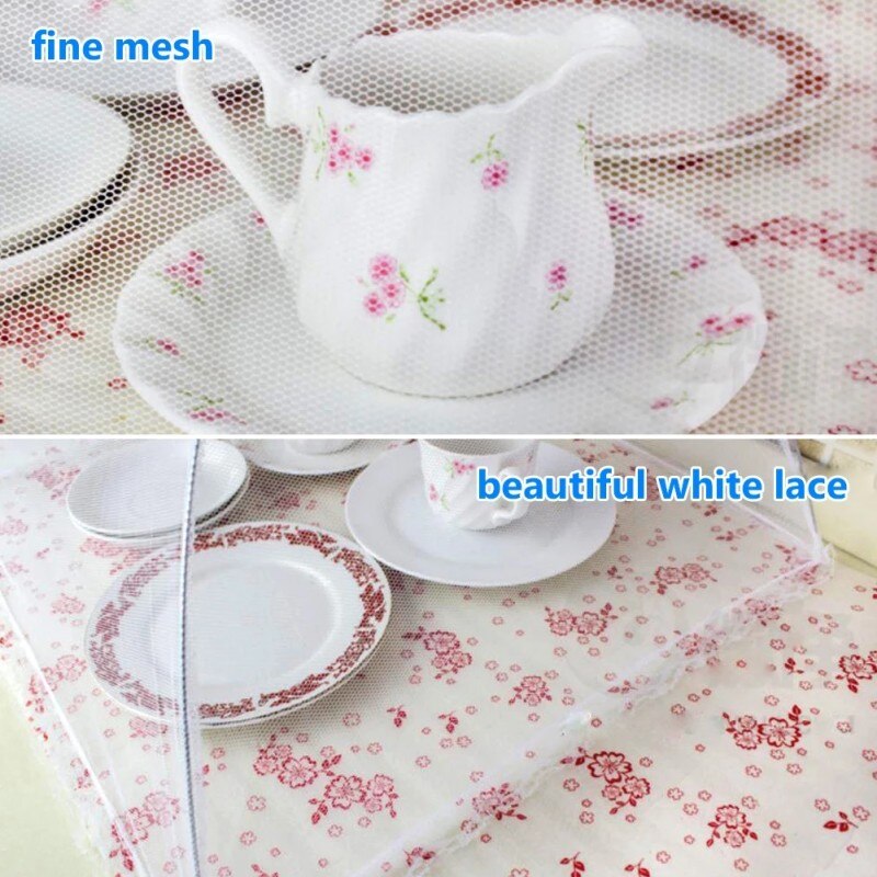 Mesh Umbrella Food Covers for Outdoor Dining by HitMyNeed