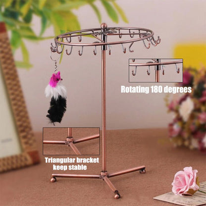 Metal 180° Rotating Necklace Holder Stand by HitMyNeed