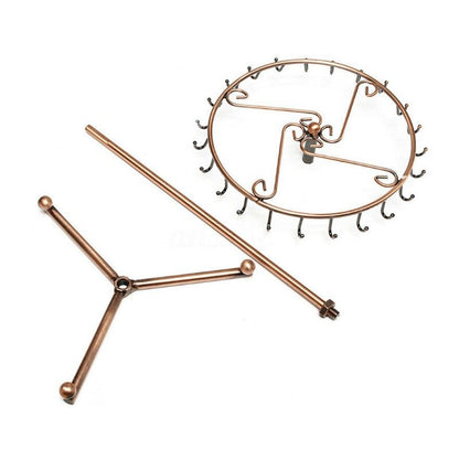 Metal 180° Rotating Necklace Holder Stand by HitMyNeed
