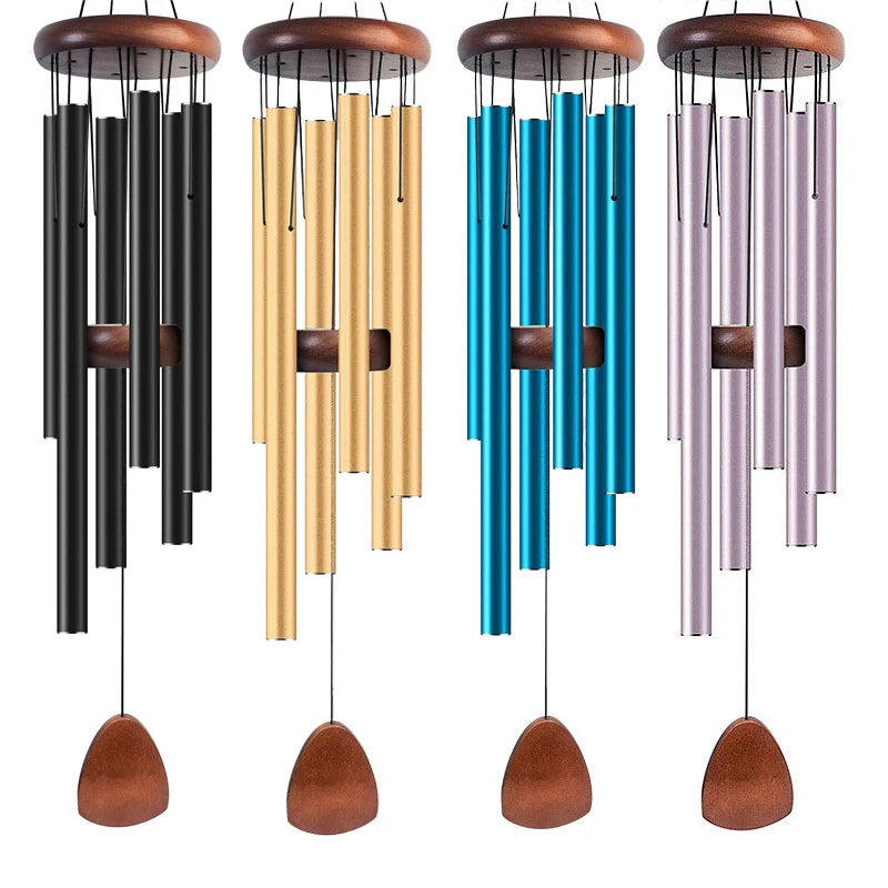 Metal 6-Tube Aluminum Wind Chime 37 Inch by HitMyNeed