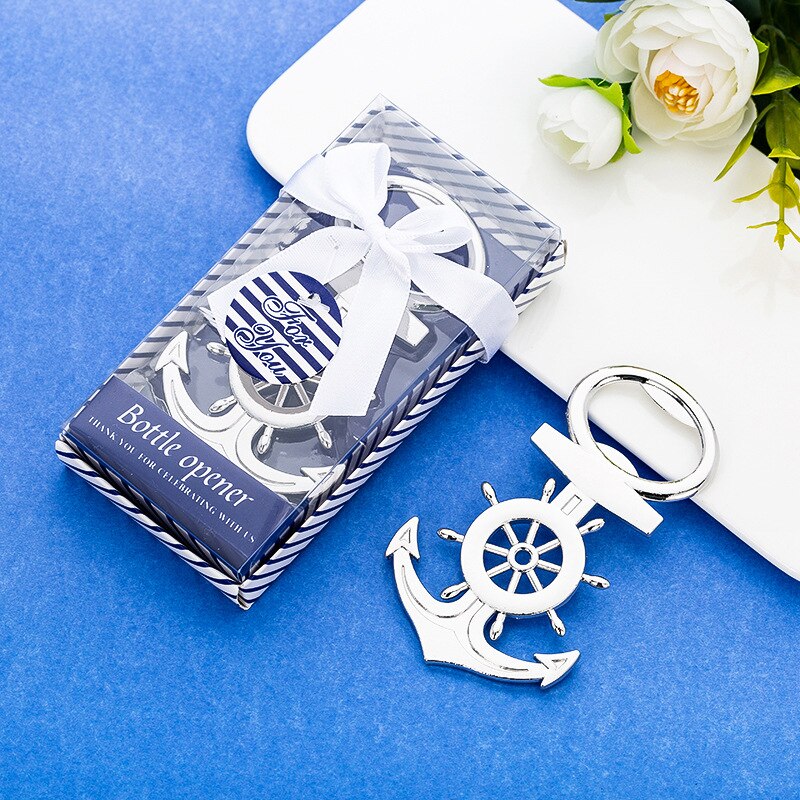 Metal Anchor Bottle Openers Set of 10 by HitMyNeed