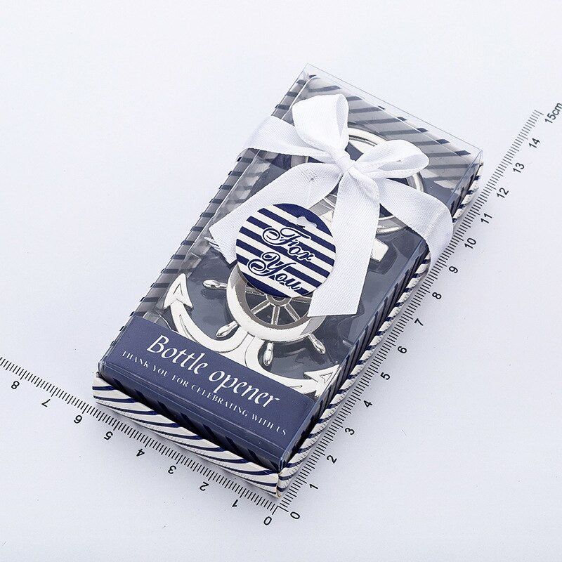 Metal Anchor Bottle Openers Set of 10 by HitMyNeed