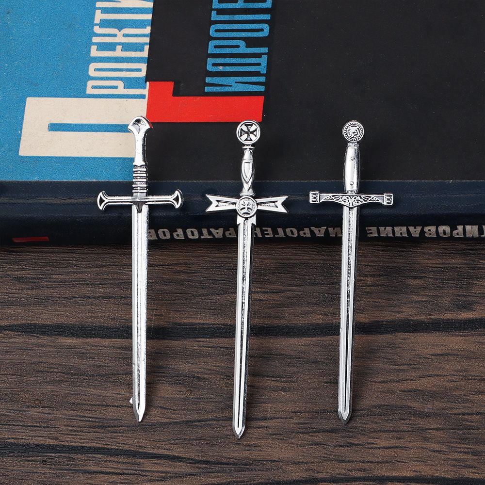 Metal Antique Sword Bookmarks Set of 6 by HitMyNeed