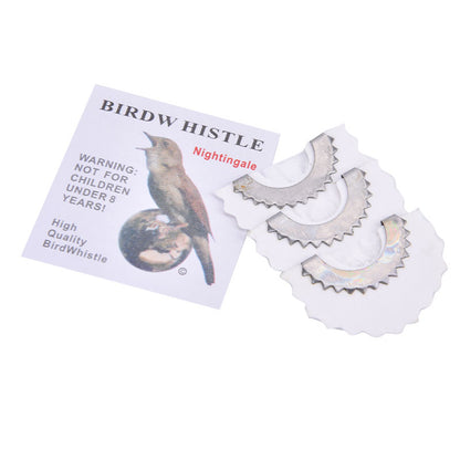 Metal Bird Mouth Whistle for Realistic Bird Calls white by HitMyNeed