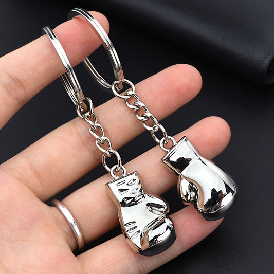 Metal Boxing Glove Keychain for Sports Fans by HitMyNeed