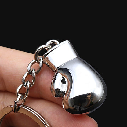 Metal Boxing Glove Keychain for Sports Fans by HitMyNeed