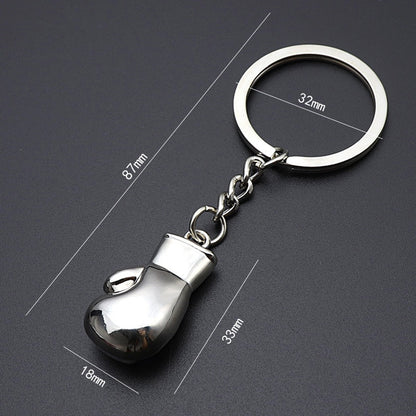Metal Boxing Glove Keychain for Sports Fans by HitMyNeed