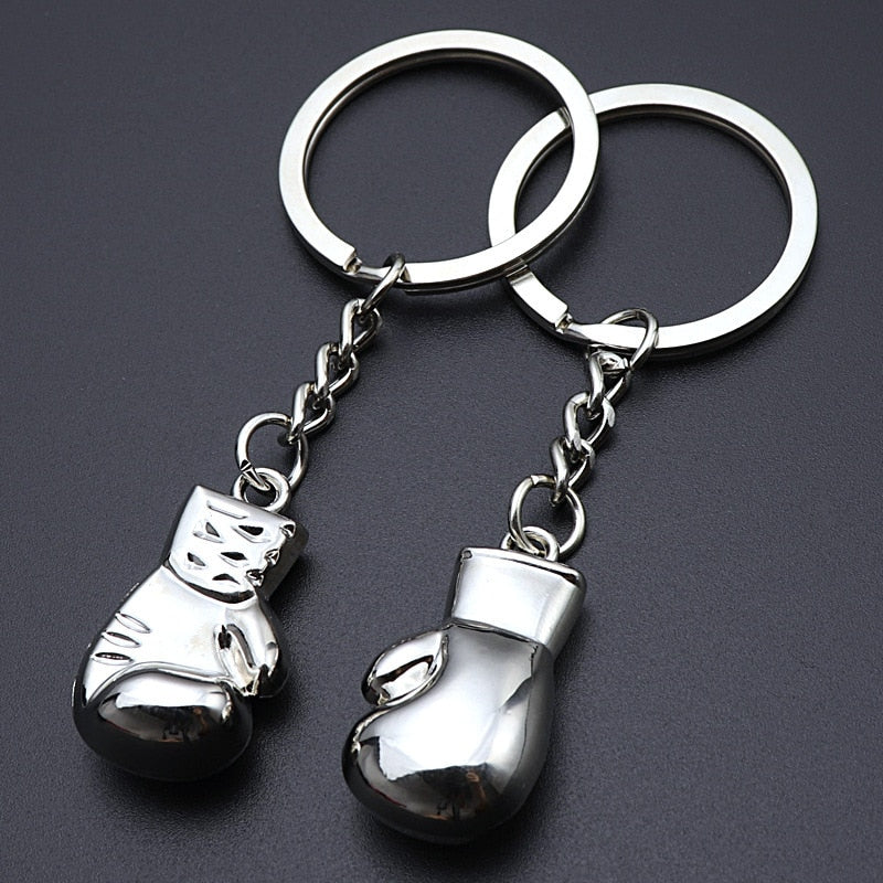 Metal Boxing Glove Keychain for Sports Fans by HitMyNeed