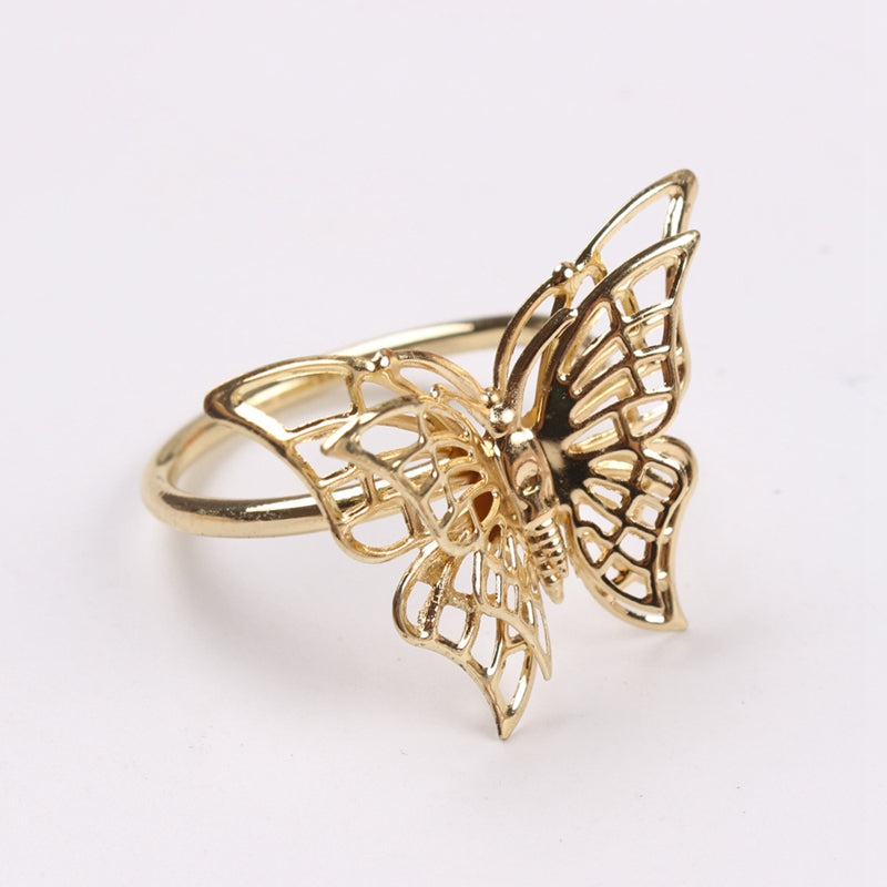 Metal Butterfly Napkin Holders Set of 6 by HitMyNeed