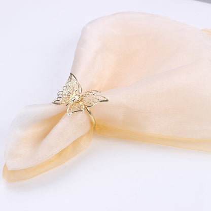 Metal Butterfly Napkin Holders Set of 6 by HitMyNeed