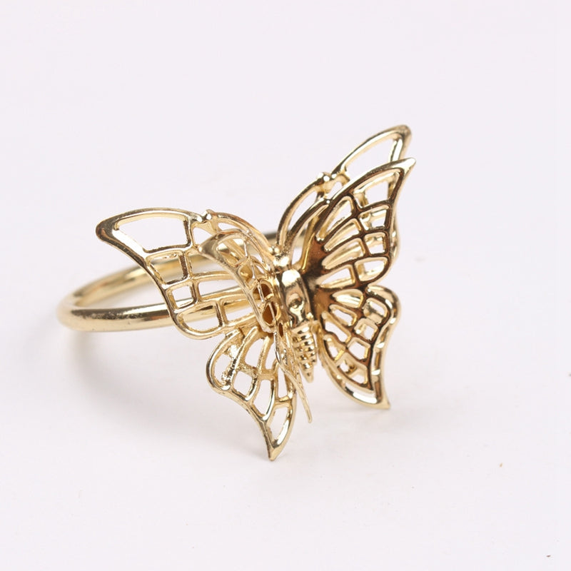 Metal Butterfly Napkin Holders Set of 6 by HitMyNeed
