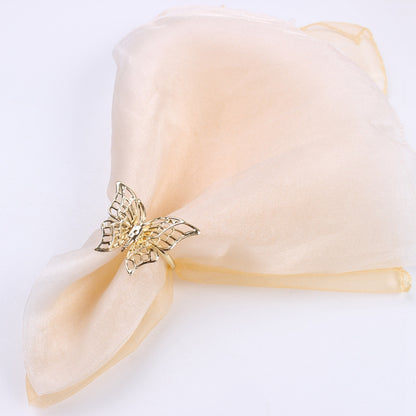Metal Butterfly Napkin Holders Set of 6 by HitMyNeed