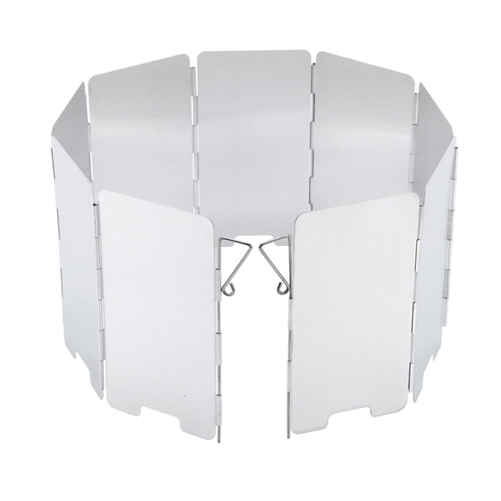 Metal Camping Stove Windshield with Storage Bag by HitMyNeed