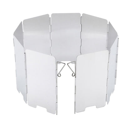 Metal Camping Stove Windshield with Storage Bag by HitMyNeed