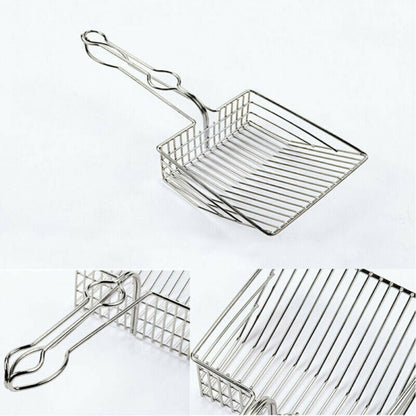 Metal Cat Litter Scoop with Long Handle by HitMyNeed