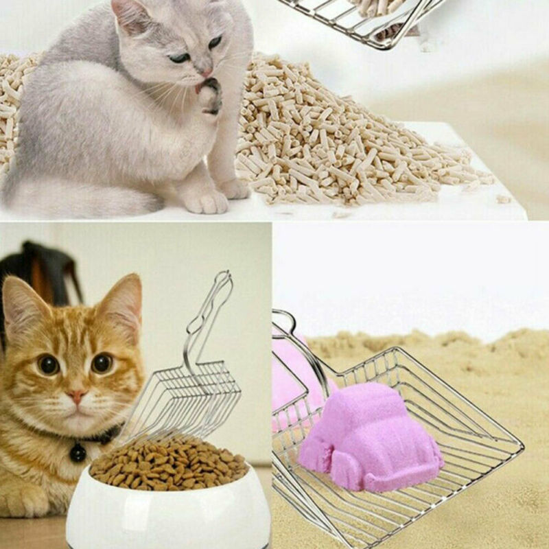 Metal Cat Litter Scoop with Long Handle by HitMyNeed
