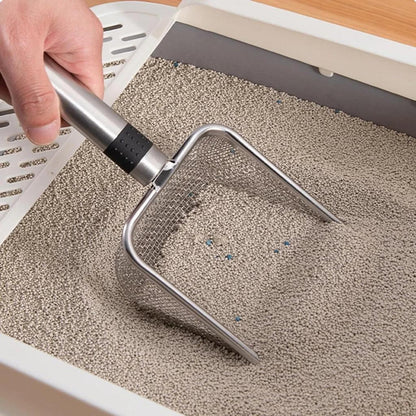 Metal Cat Litter Scoop with Stainless Steel Handle by HitMyNeed