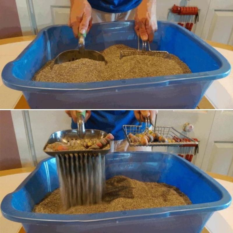Metal Cat Litter Scoop with Wide Sifting Shovel by HitMyNeed