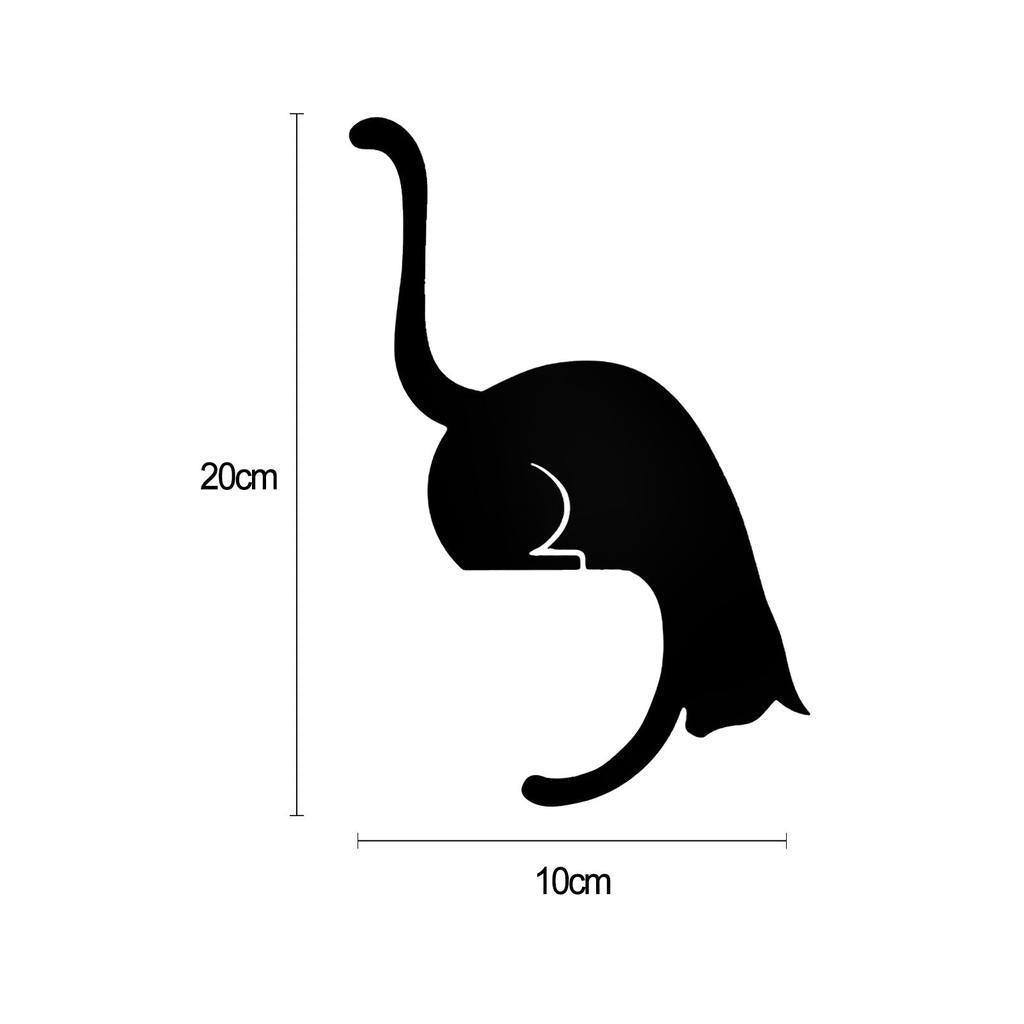 Metal Cat & Monkey Wall Hook Key and Clothes Rack by HitMyNeed