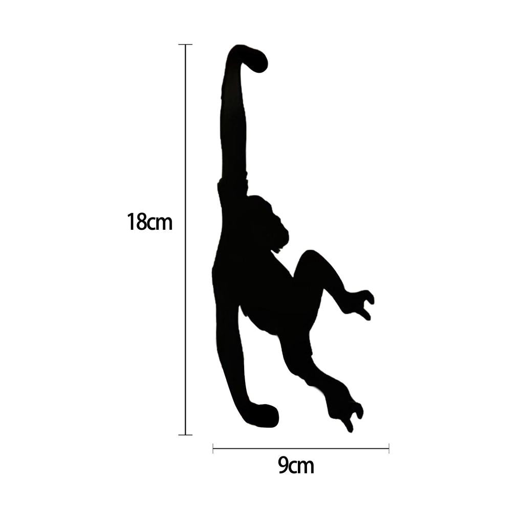 Metal Cat & Monkey Wall Hook Key and Clothes Rack by HitMyNeed