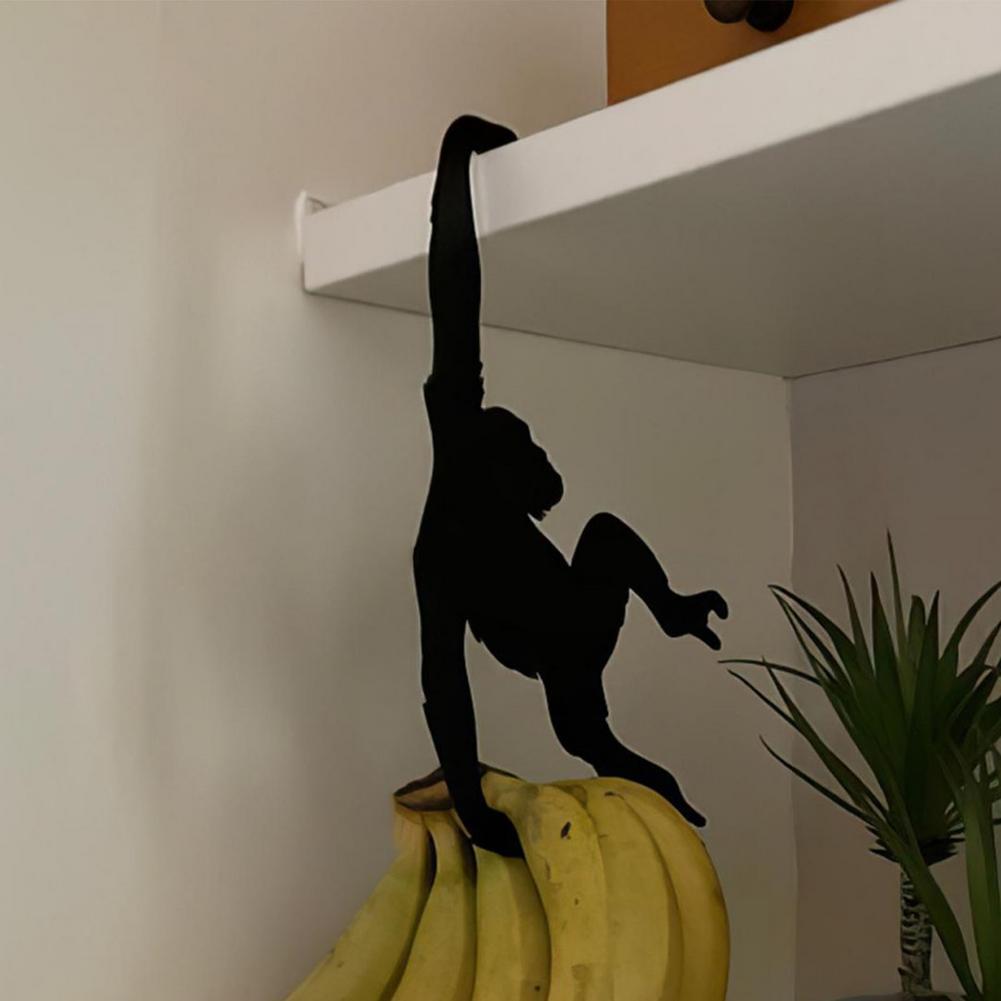 Metal Cat & Monkey Wall Hook Key and Clothes Rack by HitMyNeed
