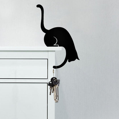 Metal Cat & Monkey Wall Hook Key and Clothes Rack by HitMyNeed