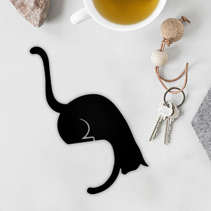 Metal Cat & Monkey Wall Hook Key and Clothes Rack by HitMyNeed