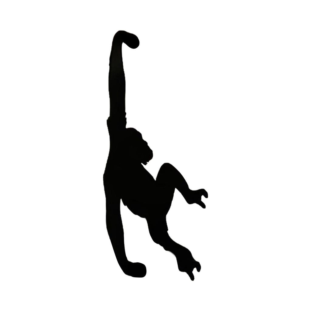 Metal Cat & Monkey Wall Hook Key and Clothes Rack monkey by HitMyNeed