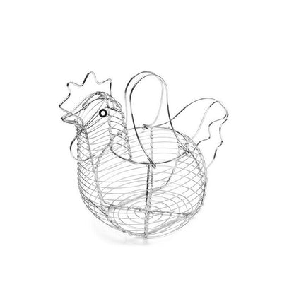 Metal Chicken Countertop Egg Holder Rack by HitMyNeed