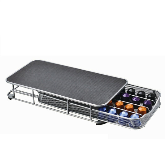 Metal Coffee Pod Holder Storage Drawer, 40 Pods by HitMyNeed