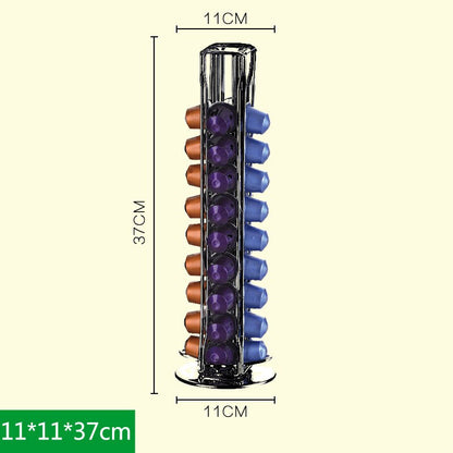 Metal Coffee Pod Rack Holder for 40 Capsules by HitMyNeed