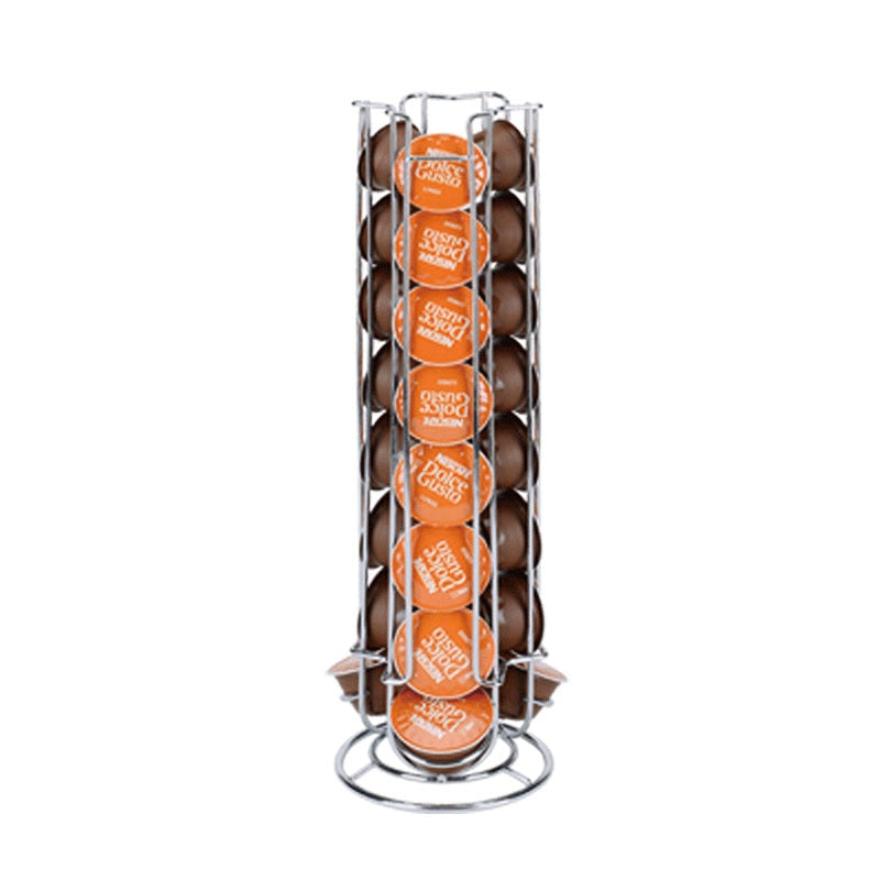Metal Coffee Pod Stand with 4-Column Capsule Holder by HitMyNeed
