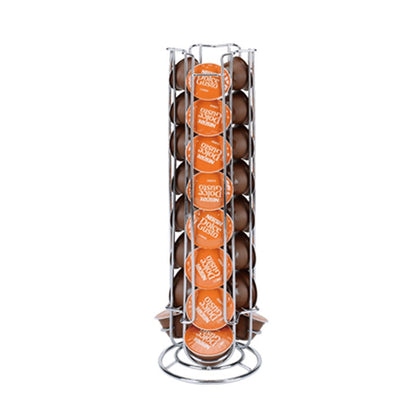 Metal Coffee Pod Stand with 4-Column Capsule Holder by HitMyNeed