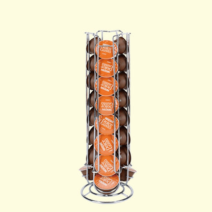 Metal Coffee Pod Stand with 4-Column Capsule Holder by HitMyNeed