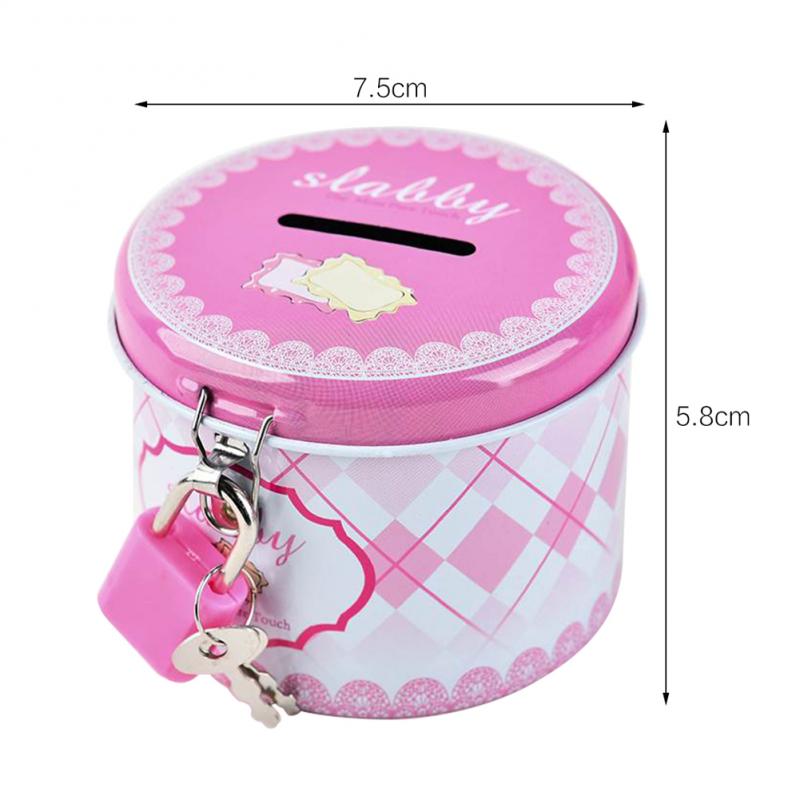Metal Coin Bank with Lock and Keys by HitMyNeed