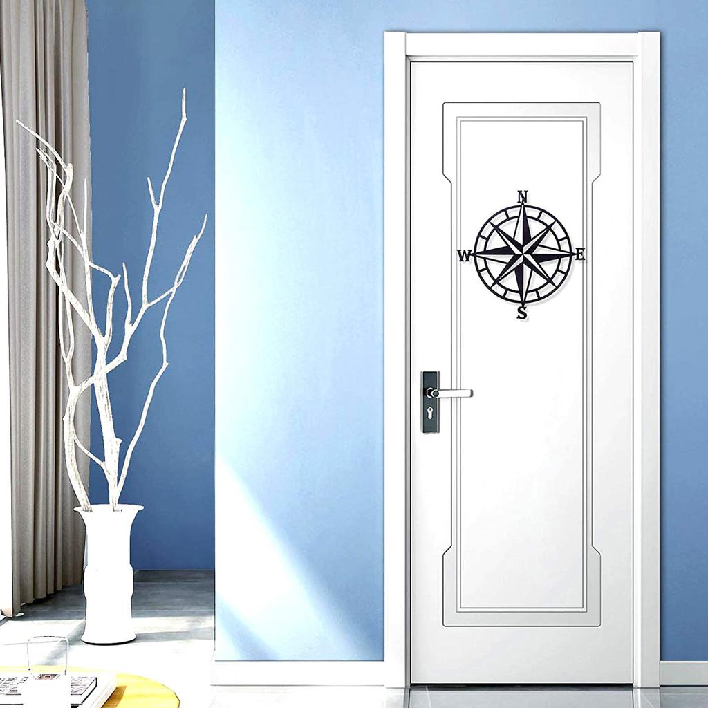 Metal Compass Wall Decor, 28 cm Wall Art by HitMyNeed