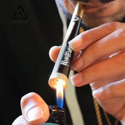 Metal Cone Herb Pipe with Activated Carbon Filter by HitMyNeed